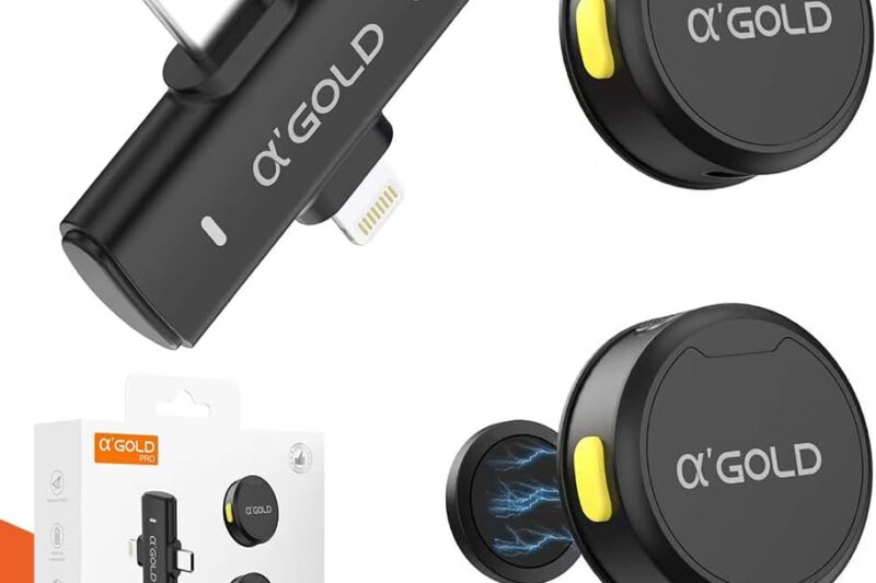 Microfone de Lapela Sem Fio Bluetooth: Vale a Pena? Análise do Kit AGold Premium