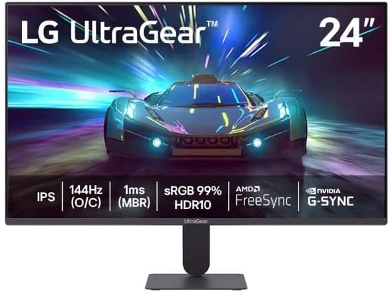 Monitor gamer LG UltraGear 24G411A de 24 polegadas